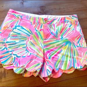 Lilly Pulitzer Scalloped Buttercup Shorts